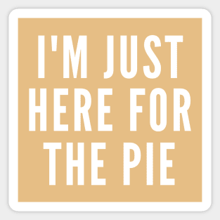 Thanksgiving Pie Lover Sticker